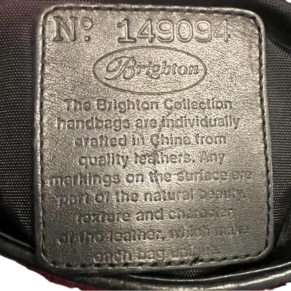 ✨ Rare Find! Brighton Red Calf Hair & Leather Messenger ✨ - Picture 7 of 7
